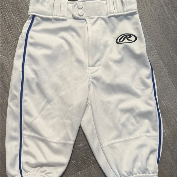 Rawlings Other - NWT Rawlings Kids White and Blue Athletic Pants